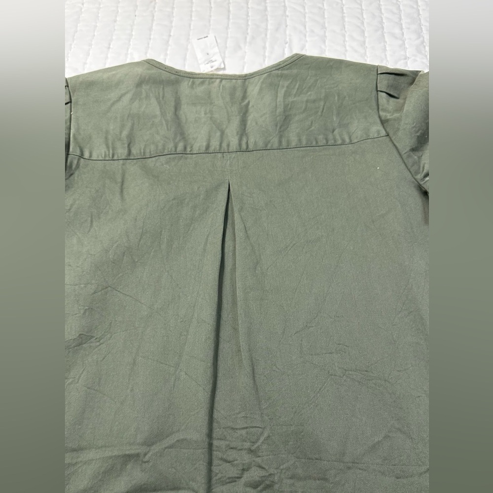 GAP Neutral Lace-Up Shift Dress Size S Baby Tweed in Green  Casual Dress - Picture 15 of 16